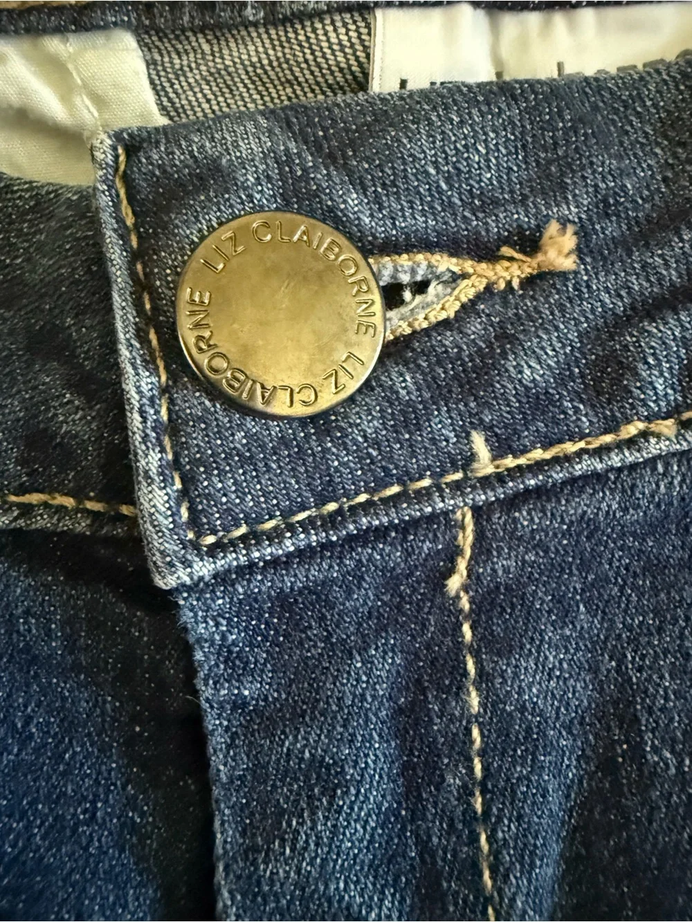 Liz Claiborne Blue Denim Jean Shorts
